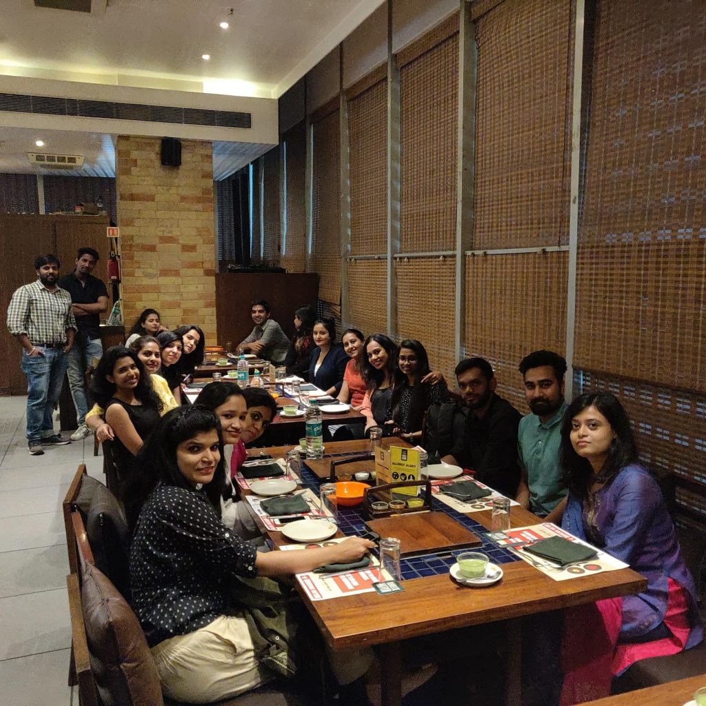 Glowroad.com team lunch outing