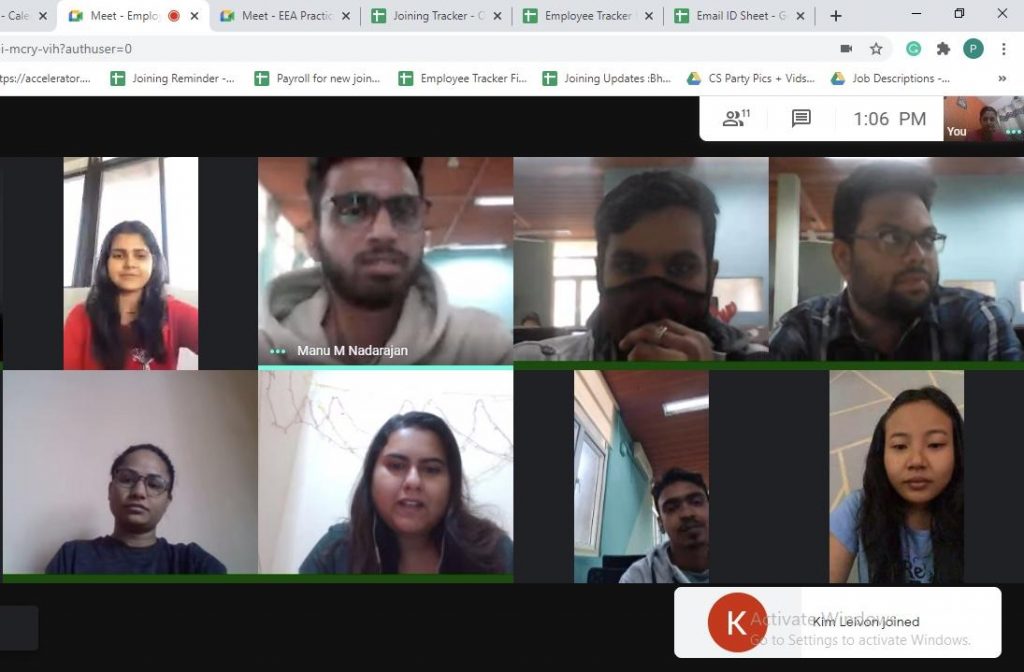 Glowroad.com team video call