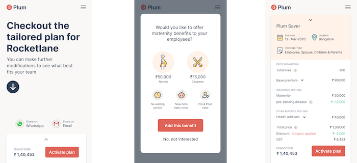 Plum's real-time pricing engine