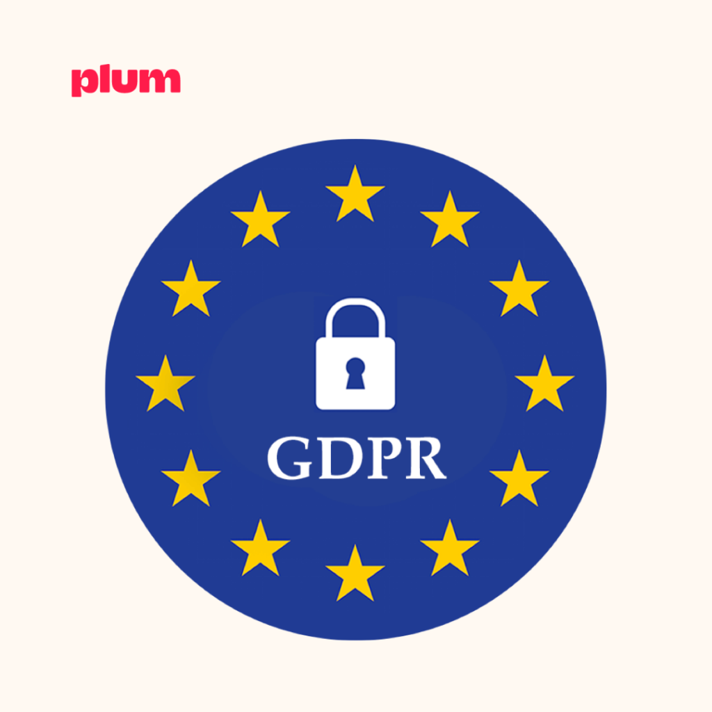 Plum GDPR badge
